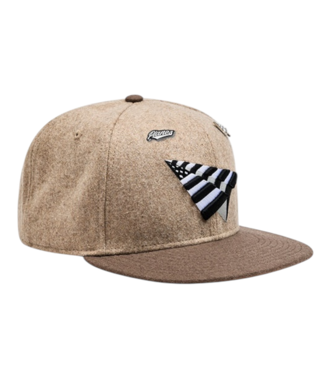 Paper Planes Paper Planes Wool Melton Two Tone 59FIFTY Fitted Crown Camel