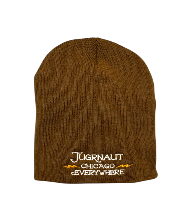 Jugrnaut Jugrnaut Double Bolt Beanie Brown
