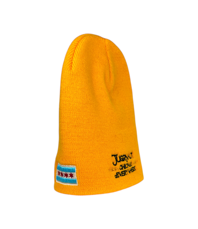 Jugrnaut Jugrnaut Double Bolt Beanie Yellow