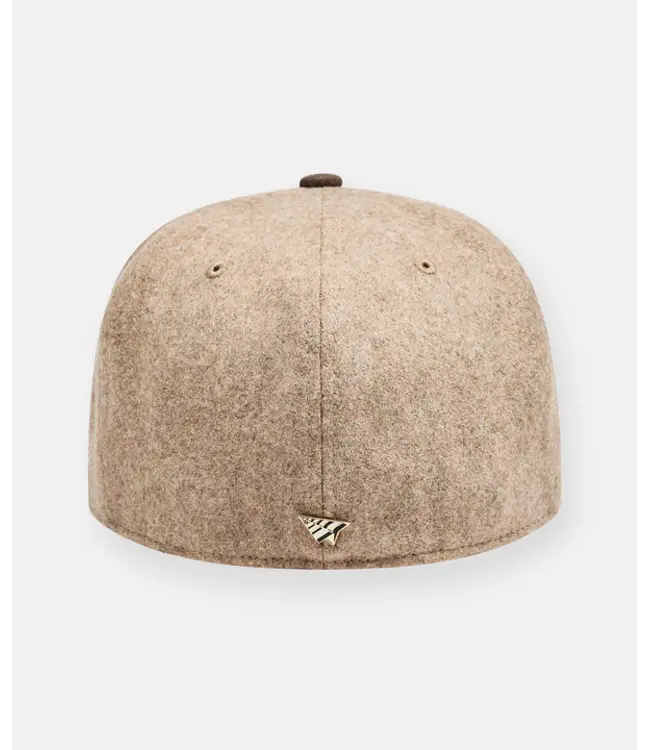 Paper Planes Paper Planes Wool Melton Two Tone 59FIFTY Fitted Crown Camel