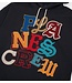 Paper Planes Paper Planes Letterman Heavyweight Hoodie Charcoal