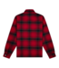 Paper Planes Paper Planes Shadow Plaid Zip Flannel Shirt Red