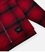 Paper Planes Paper Planes Shadow Plaid Zip Flannel Shirt Red