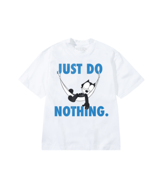 Market Market Felix the Cat Do Nothing Tee White