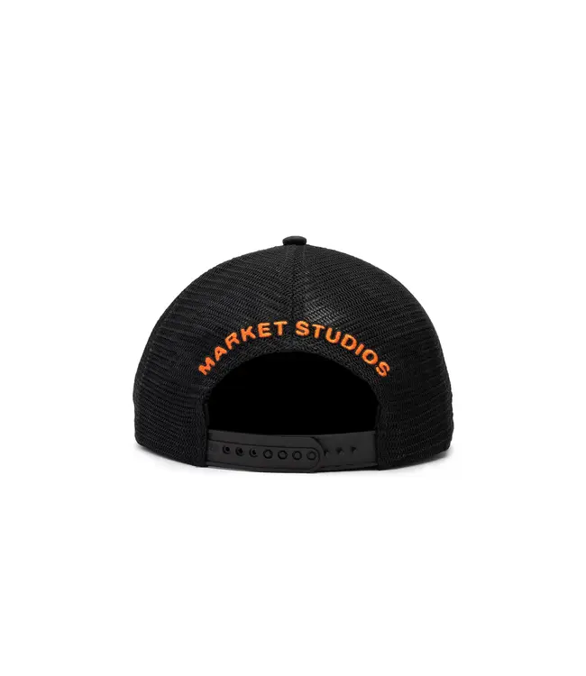 Market Market x NASCAR Inferno Captain Trucker Black