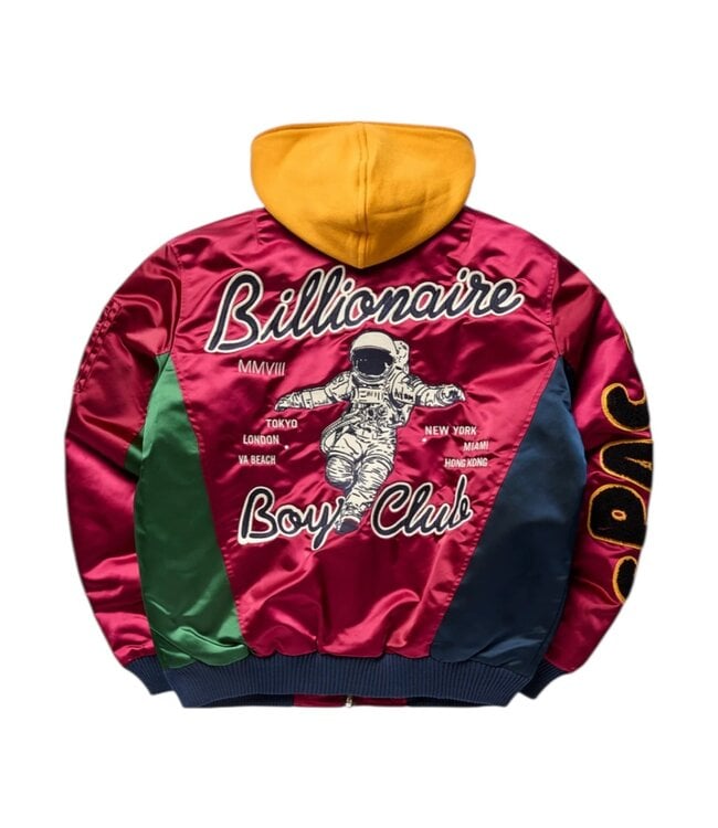 BBC BBC BB Space Suit Bomber Jacket Rhododendron