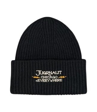 Jugrnaut Jugrnaut Double Bolt  Chunky Beanie Black