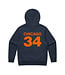 Jugrnaut Jugrnaut Bear Down  Hoodie Navy