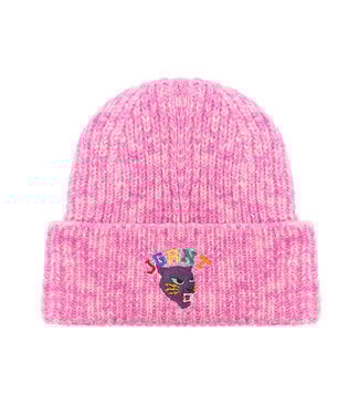 Jugrnaut Jugrnaut Arch Panthro Mohair Blend Beanie Pink