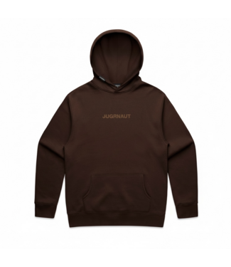 Jugrnaut Jugrnaut Embroidered Helvetica Hoody BRWN/BRWN