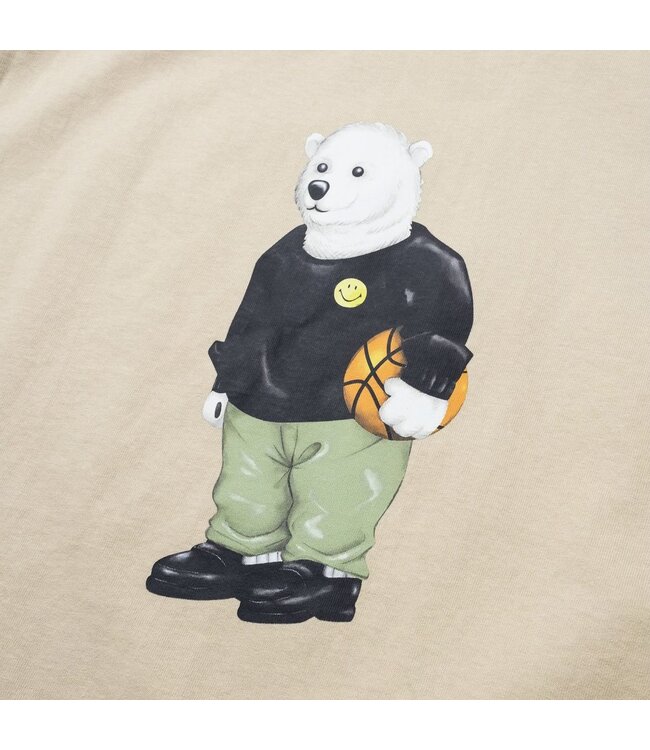 Market Market Smiley Polar Bear Tee Wood Ash
