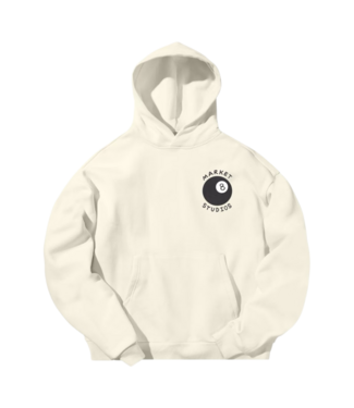 Market Market Eight Ball Hoodie Wood Ash