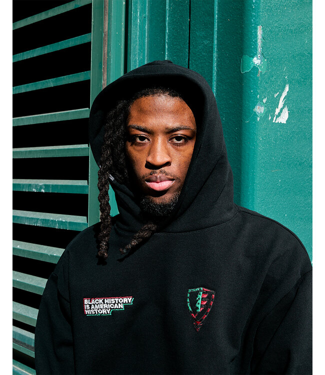 Jugrnaut Jugrnaut African American Shield Flag Hoody