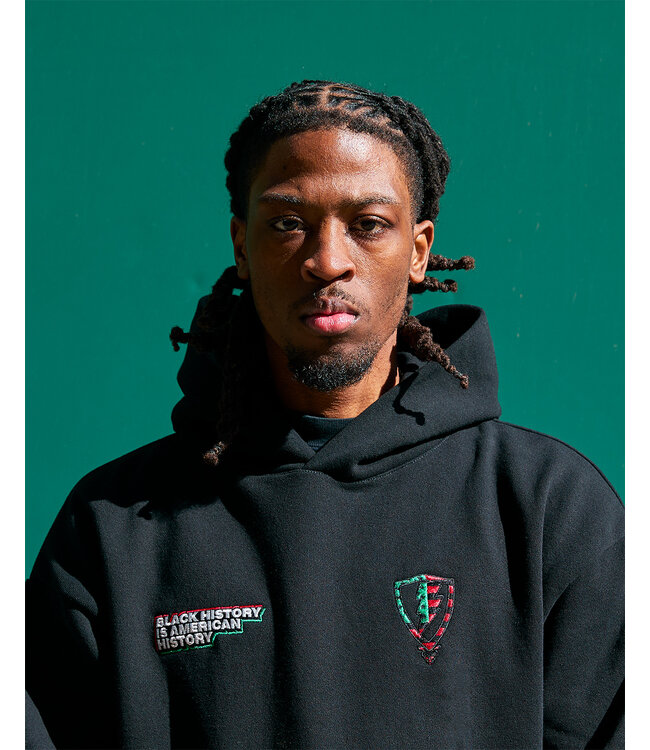 Jugrnaut Jugrnaut African American Shield Flag Hoody