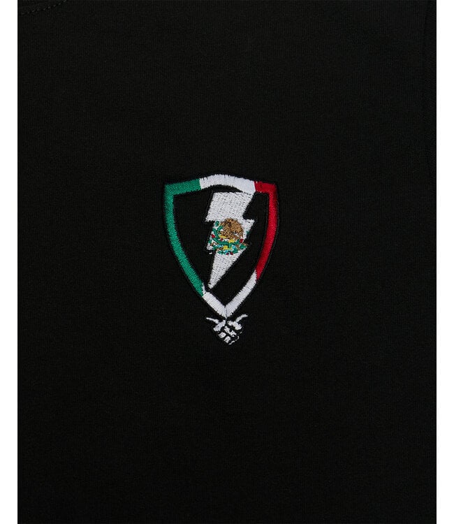 Jugrnaut Jugrnaut Mexican Flag Sheild Long Sleeve Black