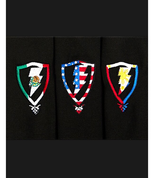 Jugrnaut Jugrnaut Filipino Flag Sheild Long Sleeve Black