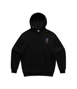 Jugrnaut Jugrnaut American Flag Shield Hoody Black