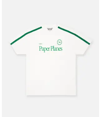 Paper Planes Paper Planes Soccer Stripe Tee White