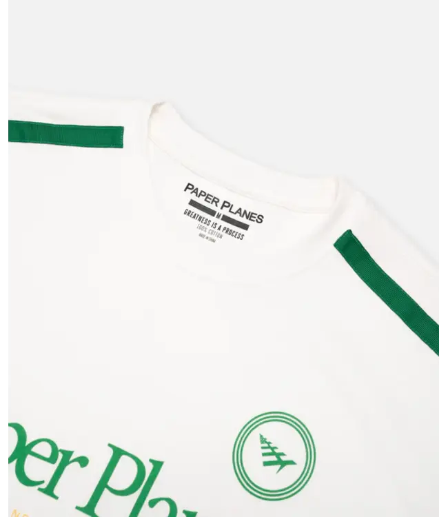 Paper Planes Paper Planes Soccer Stripe Tee White