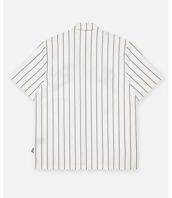 Paper Planes Paper Planes Pinstripe Work Shirt Cream Navy