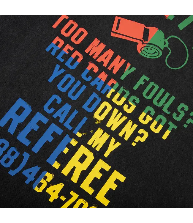 Market Market Smiley Foul Play Tee Washed Black