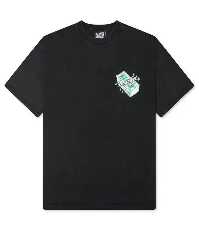 Market Market Call My Plug Tee Black