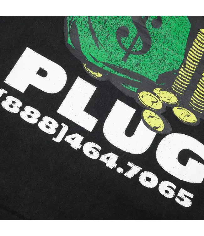 Market Market Call My Plug Tee Black