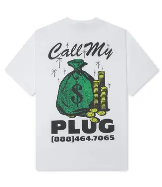 Market Market Call My Plug Tee White