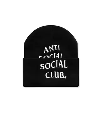 Anti Social Social Club ASSC Embroidered Beanie Copy Black