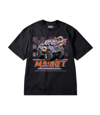 Market Market Monster Truck Rally Tee Black