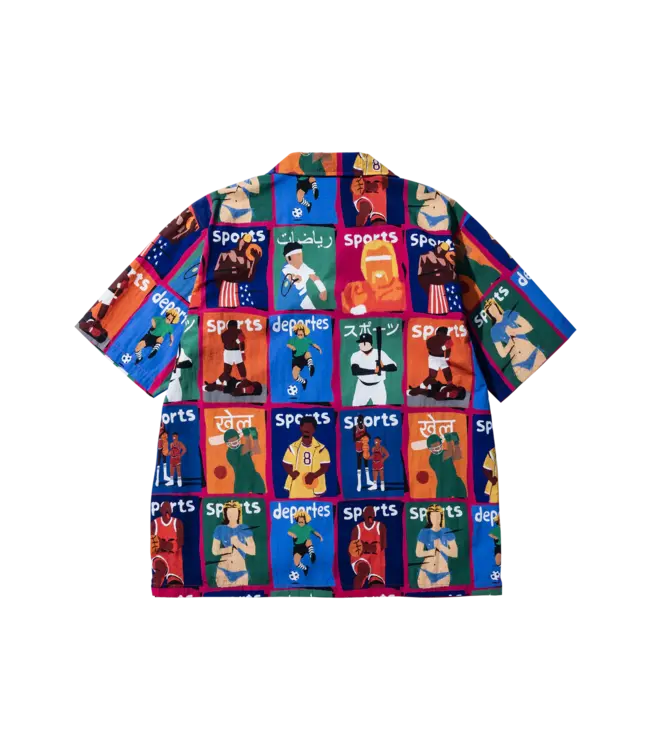 Market Market Illustrated SS Button Up Multi