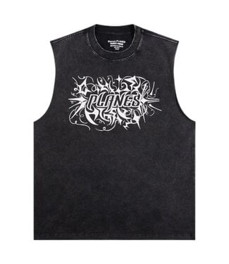 Paper Planes Paper Planes Tribal Sleeveless Tee Washed Black