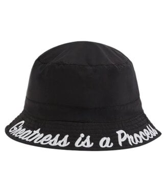 Paper Planes Paper Planes Greatness is a Process Packable Bucket Hat Black