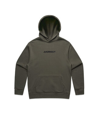 Jugrnaut Jugrnaut Embroidered Helvetica Hoody Olive/Blk