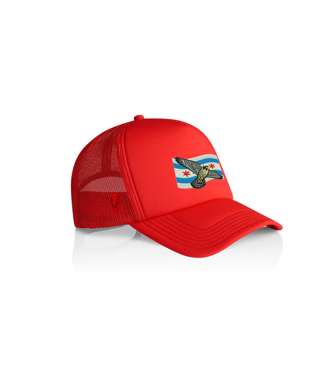 Jugrnaut Jugrnaut Rise Above Trucker Red OSFM