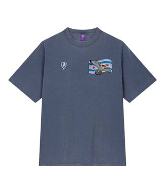 Jugrnaut Jugrnaut Rise Above Premium Tee Washed Blue