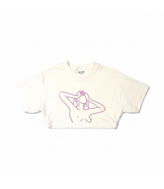 Jugrnaut Jugrnaut Womens Crop Tee RSVP White Med