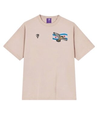 Jugrnaut Jugrnaut Rise Above  Tee Washed Oatmeal (Premium Tee)