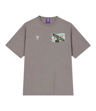 Jugrnaut Jugrnaut Rise Above  Tee Washed Cement (Premium Tee)