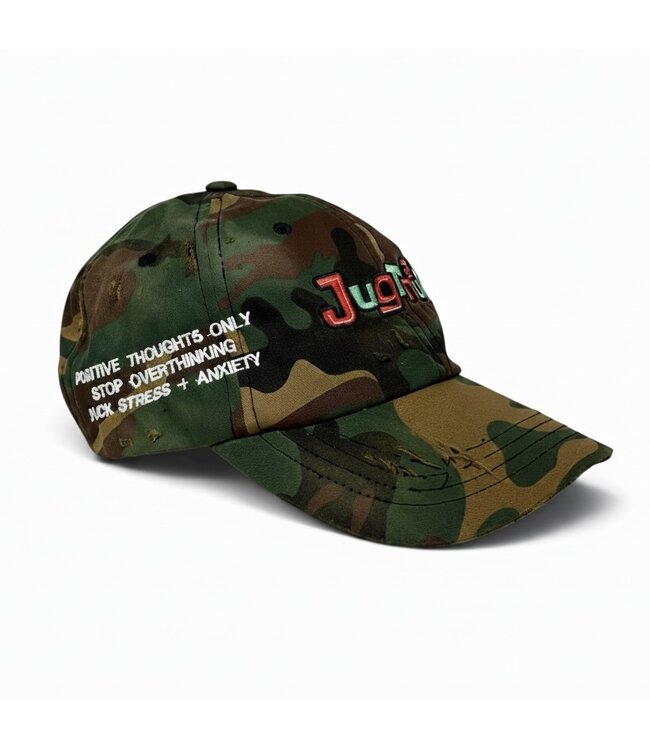 Jugrnaut Jugrnaut  Hand Distressed Camo Cap OSFM