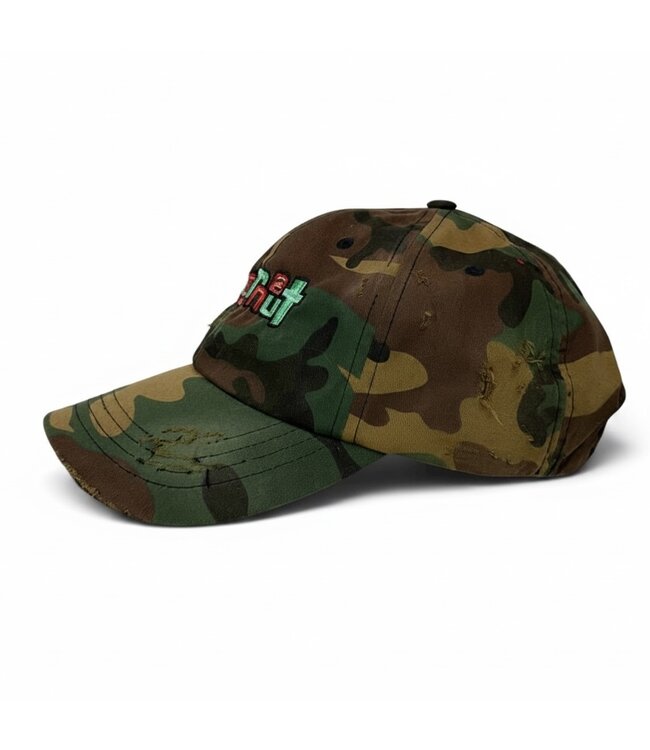 Jugrnaut Jugrnaut  Hand Distressed Camo Cap OSFM