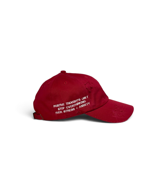 Jugrnaut Jugrnaut Hand Distressed red Cap OSFM