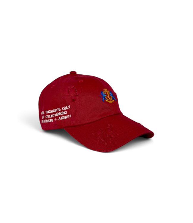 Jugrnaut Jugrnaut Hand Distressed red Cap OSFM