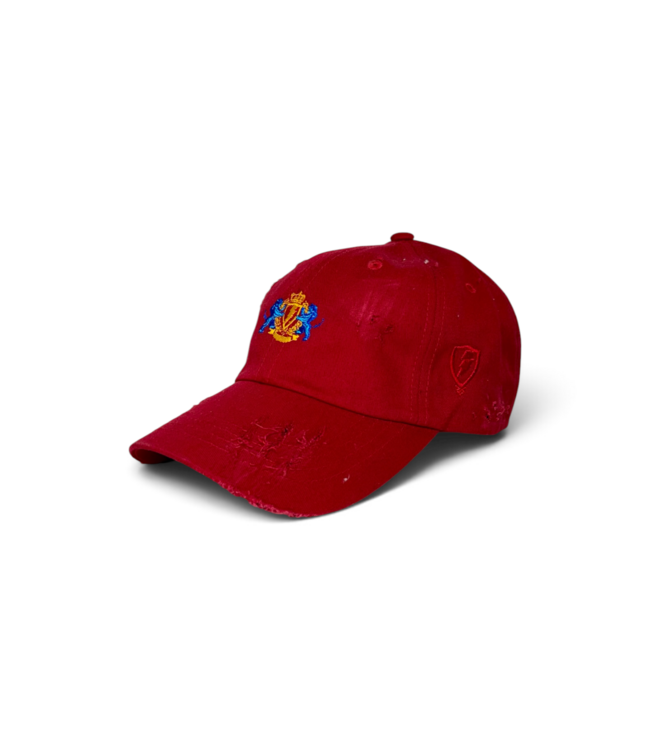 Jugrnaut Jugrnaut Hand Distressed red Cap OSFM