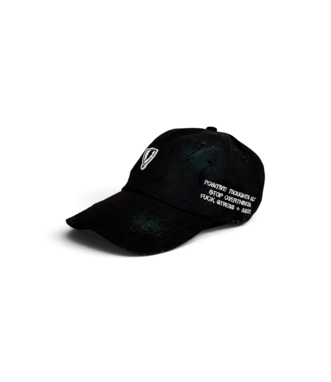 Jugrnaut Jugrnaut Hand Distressed Mini Shield Cap  Black