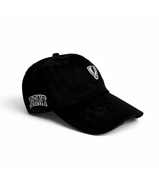 Jugrnaut Jugrnaut Hand Distressed Mini Shield Cap  Black