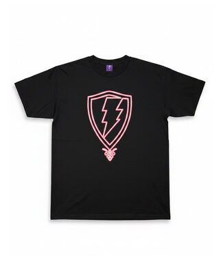 Jugrnaut Jugrnaut Archive Neon Pink Tee Black