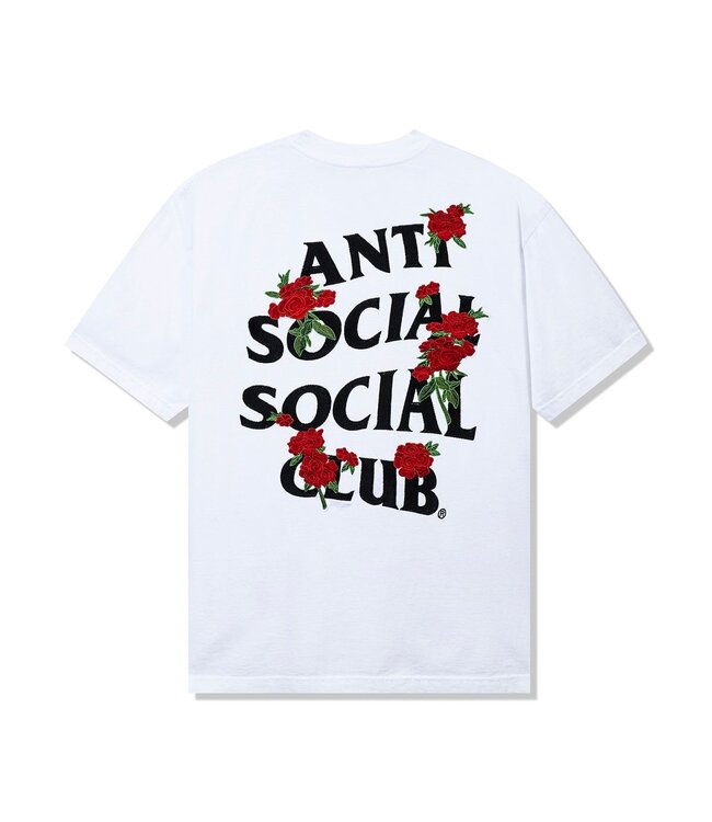 Anti Social Social Club ASSC Embroidered Rose Kkotch Tee White