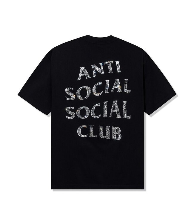 Anti Social Social Club ASSC Rhinestone Tee Black