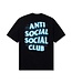Anti Social Social Club ASSC Glow In The Dark Tee Black